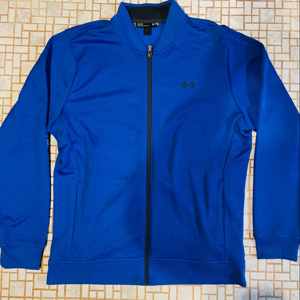 Mens Under Armour Full Zip Cardigan Size L barely worn